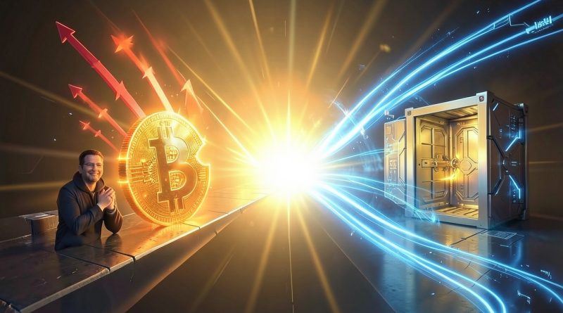 Short-term holders saem e o Bitcoin acumula US$ 5,25 bi em compras - STH capital bitcoin divergencia