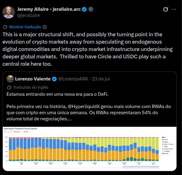 Screenshot do post de Jeremy Allaire no X