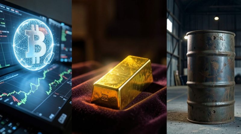 Bitcoin, ouro e petróleo se divergem sob tensões EUA-Irã - Bitcoin ouro petróleo tensões EUA Irã mercado