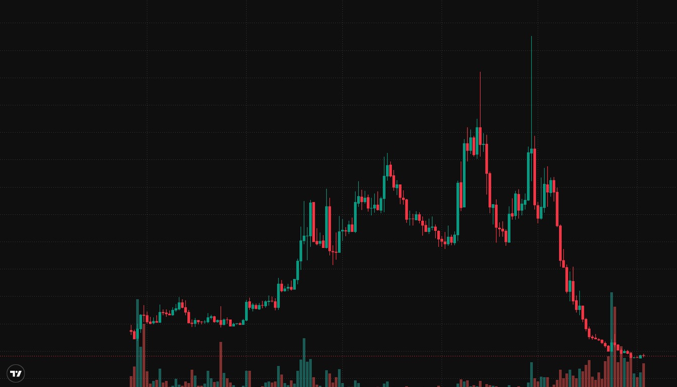 Gráfico GWEIUSD da TradingView mostrando o movimento de preço do ETHGas