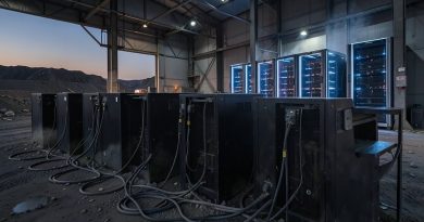 Hash rate do bitcoin cai 19% e mineração migra em massa para IA - bitcoin hash rate cai com mineradores migrando para IA