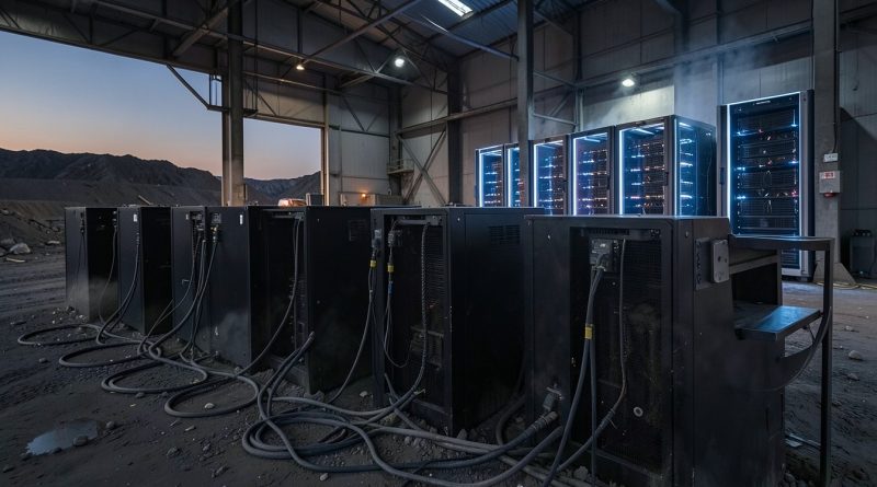 Hash rate do bitcoin cai 19% e mineração migra em massa para IA - bitcoin hash rate cai com mineradores migrando para IA