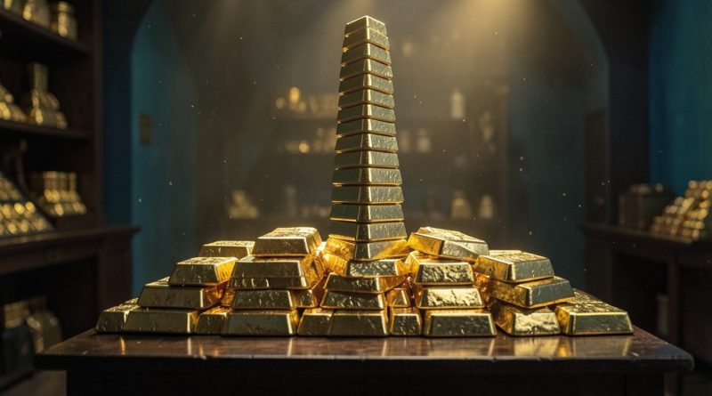 China acumula ouro por 21 meses e metal volta a US$ 4.400 - China acumula ouro e metal volta a US$ 4.400