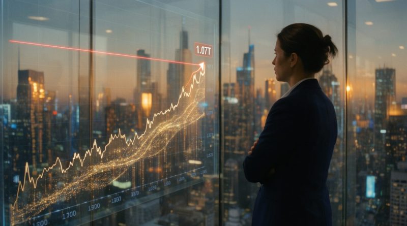TOTAL2 encosta em US$ 1,07 trilhão e enfrenta teste de validação - TOTAL2 altcoin market cap 1.07 trilhão inflows
