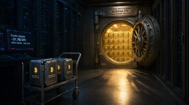 Bitcoin deixa as exchanges e os ETFs batem recorde na mesma semana - saída de bitcoin das exchanges