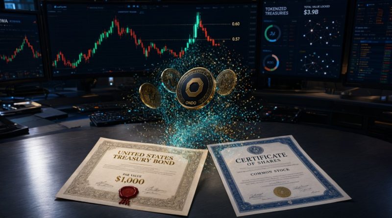 ONDO alcança o maior valor em dez meses e leva US$ 2,1 milhões para as exchanges - ONDO ativos tokenizados