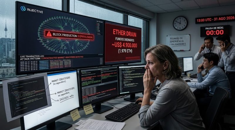 Injective paralisa rede por 4 horas após ataque que drenou US$ 4,9 milhões - injective opções binárias exploit