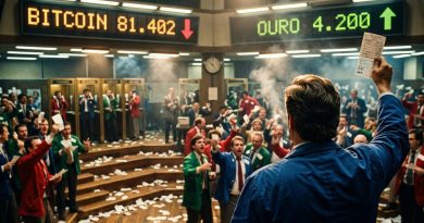 Ouro sobe com a trégua que ninguém confirmou e o bitcoin cai - ouro e bitcoin