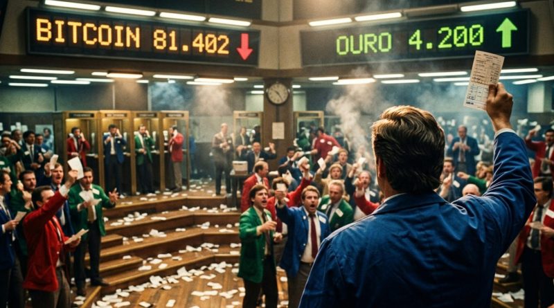 Ouro sobe com a trégua que ninguém confirmou e o bitcoin cai - ouro e bitcoin