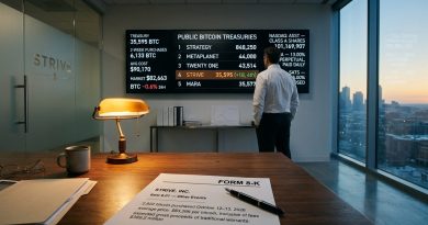 A Strive ultrapassa a MARA na quarta maior tesouraria de bitcoin - tesouraria de bitcoin da Strive
