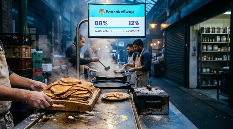 PancakeSwap paga mais à liquidez e a queima do token diminui - proposta de taxas e emissão da PancakeSwap
