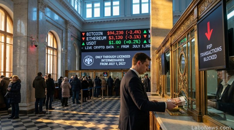 Rússia proíbe negociação direta de criptomoedas entre pessoas a partir de julho de 2027 - criptomoedas P2P Russia 2027