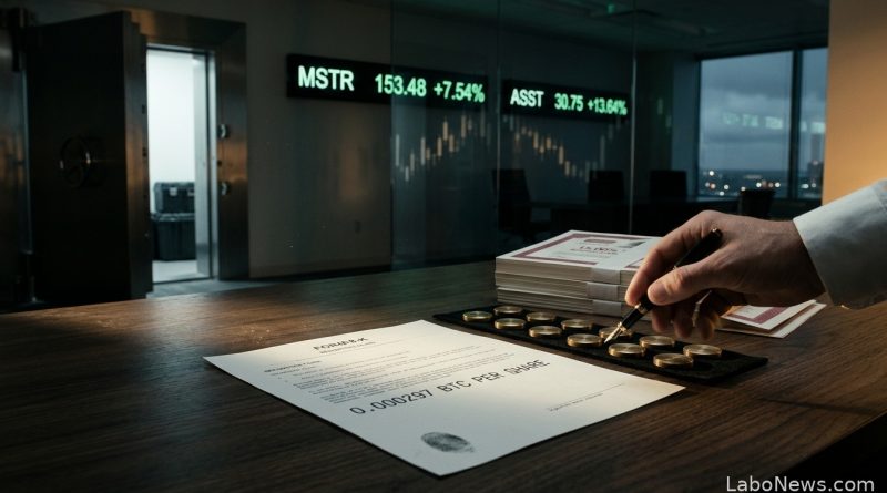 A Strive aumentou a reserva de bitcoin em 12% e a base acionária em 12% - diluição em tesourarias de bitcoin