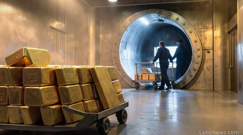 Metade do ouro que os bancos centrais compraram em agosto não entra na conta oficial - ouro nos bancos centrais
