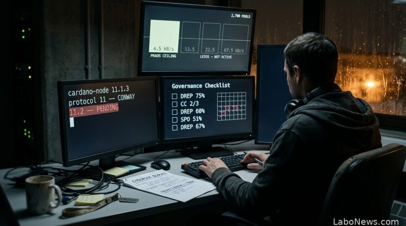 O salto de 15 vezes da Cardano tem código pronto e espera o nó 11.2 - atualização Leios