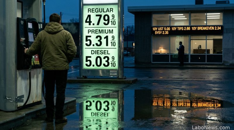 O consumidor americano espera 3,5% de inflação, e o mercado de títulos cobra 2,3% - expectativas de inflação