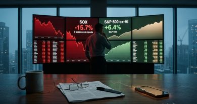 A parte sem IA do S&P 500 ganha o mês por 6,4 pontos, um recorde - S&P 500 sem IA