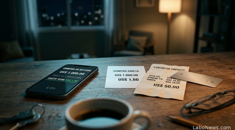 Comprar US$ 1 mil em bitcoin custa US$ 1,50 na corretora e US$ 50 no cartão - taxas das corretoras de cripto