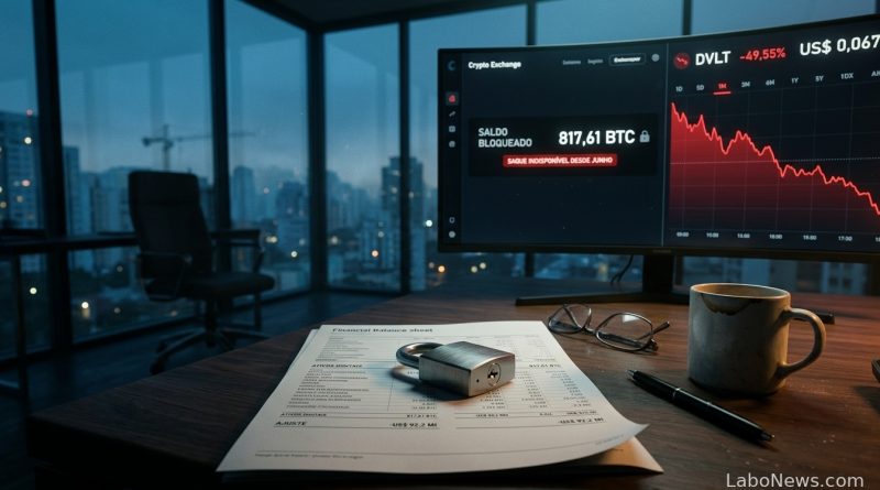 Os 817 bitcoins da Datavault existiam no saldo da corretora, não no blockchain - bitcoins presos em corretora