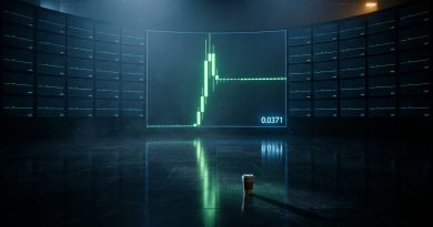 Tela de mercado com um candle verde gigante em um salão vazio, o último preço do contrato do PUMPBTC na Binance